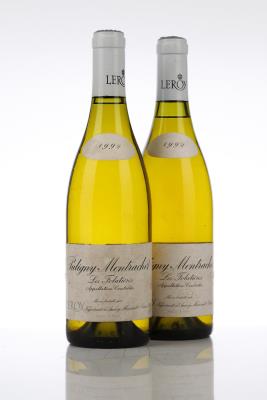 PULIGNY MONTRACHET LES FOLATIERES 1992 - Leroy - 2 Bottles