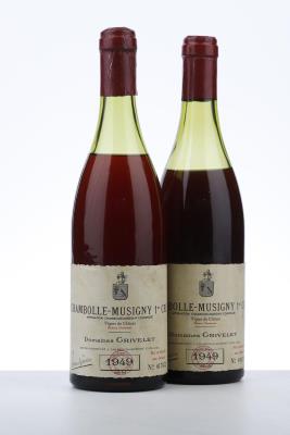 CHAMBOLLE MUSIGNY 1 ER CRU LES VIGNES DU CHATEAU 1949 - Grivelet - Nicolas - 2 Bottles