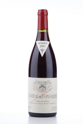 DE FONSALETTE 1997 - Chateau de Fonsalette - 1 Bottle