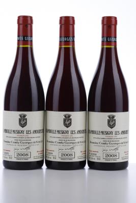 CHAMBOLLE MUSIGNY LES AMOUREUSES 2008 - Comte de Vogue - 3 Bottles