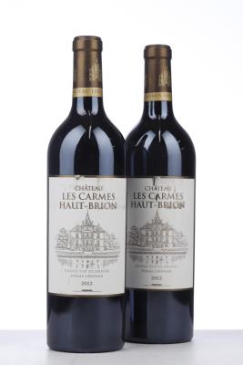 LES CARMES HAUT BRION 2012 - Mc - 2 Bottles