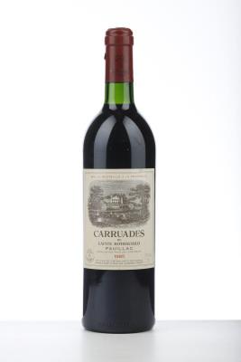 CARRUADES DE LAFITE ROTHSCHILD 1985 - Mc - 1 Bottle