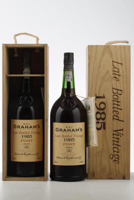 GRAHAMS LATE BOTTLED VINTAGE PORT 1985 - Grahams - 2 Magnums - Owc 1