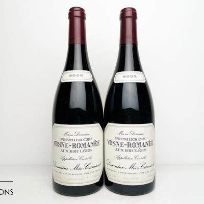 VOSNE ROMANEE AUX BRULEES 2002 - Meo Camuzet - 2 Bottles