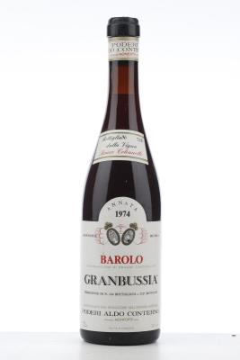 BAROLO GRANBUSSIA RISERVA VIGNA BRICCO COLONNELLO 1974 - Aldo Conterno - 1 Bottle
