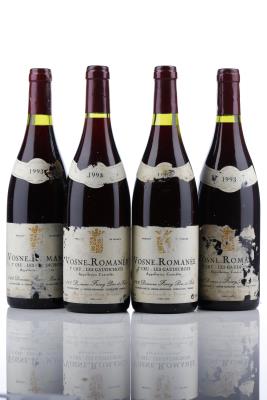 VOSNE ROMANEE LES GAUDICHOTS 1993 - Forey - 4 Bottles