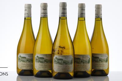 CHABLIS LES BLANCHOTS VIEILLE VIGNES 1995 - Billaud Simon - 5 Bottles