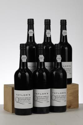 TAYLOR'S FLADGATE QUINTA DE VARGELLAS VINTAGE PORT 1988 - Taylor - Bottled 1990 - 6 Bottles
