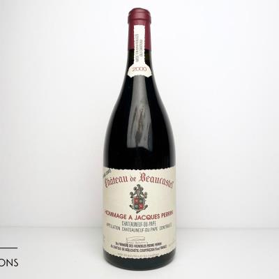 CHATEAUNEUF DU PAPE BEAUCASTEL HOMMAGE A JACQUES PERRIN 2000 - Chateau de Beaucastel - 1 Magnum