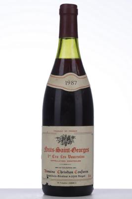 NUITS ST GEORGES LES VAUCRAINS 1987 - Christian Confuron - 1 Bottle