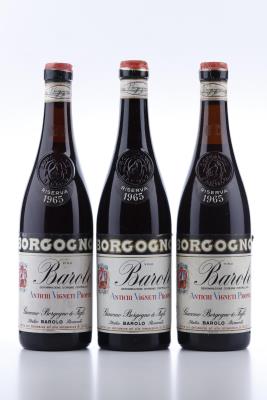 BAROLO RISERVA 1965 - Giacomo Borgogno - 3 Bottles