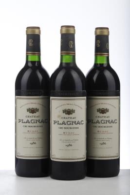 PLAGNAC 1986 - Mc - 3 Bottles