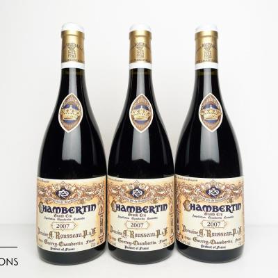 CHAMBERTIN 2007 - Armand Rousseau - 3 Bottles