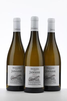 CHATEAUNEUF DU PAPE BLANC DOMAINE DE LA JANASSE CUVEE PRESTIGE 2015 - Domaine de la Janasse - 3 Bottles
