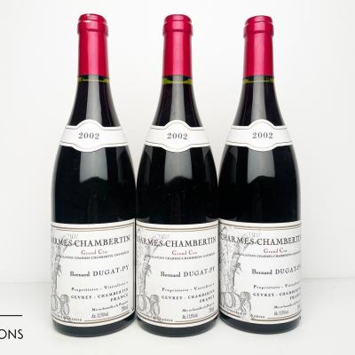 CHARMES CHAMBERTIN 2002 - Dugat Py - 3 Bottles
