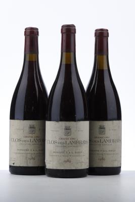 CLOS DES LAMBRAYS 1986 - F. et L. Saier - 3 Bottles