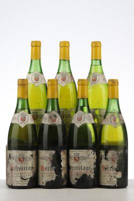 HERMITAGE BLANC 1979 - Jean Louis Chave - 7 Bottles