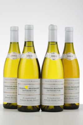 CHASSAGNE MONTRACHET BLANC LES VERGERS 2004 - Michel Niellon - 4 Bottles
