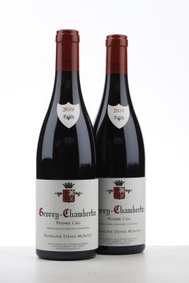 GEVREY CHAMBERTIN 1 ER CRU 2019 - Denis Mortet - 2 Bottles