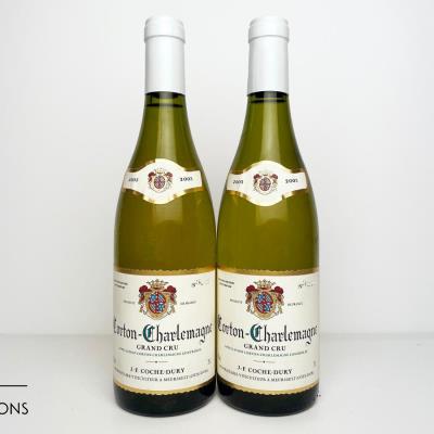CORTON CHARLEMAGNE 2003 - Coche Dury - 2 Bottles