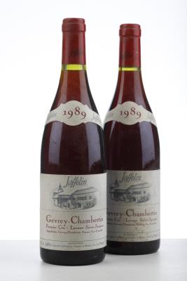 GEVREY CHAMBERTIN LAVAUX ST JACQUES 1989 - Jaffelin - 2 Bottles