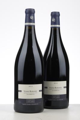 VOSNE ROMANEE LES BARREAUX 2012 - Anne Gros - 2 Magnums