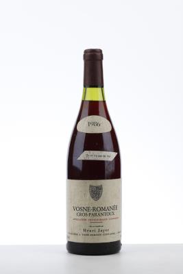 VOSNE ROMANEE CROS PARANTOUX 1986 - Henri Jayer - 1 Bottle