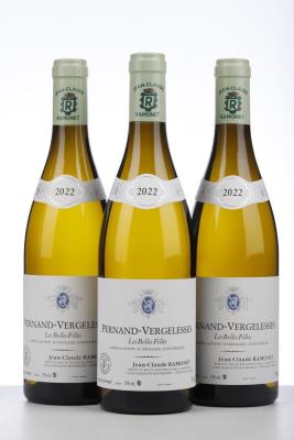 PERNAND VERGELESSES BLANC LES BELLES FILLES 2022 - Ramonet - 3 Bottles