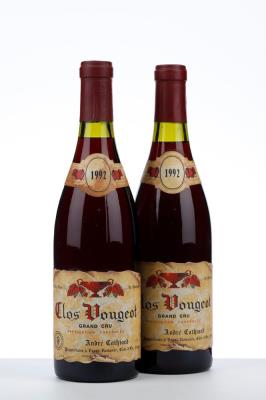 CLOS VOUGEOT 1992 - Andre Cathiard - 2 Bottles