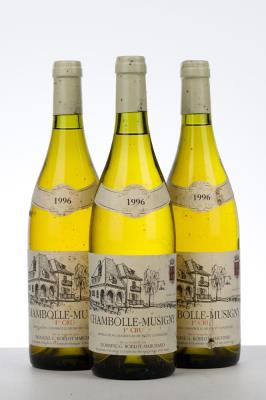 CHAMBOLLE MUSIGNY BLANC 1 ER CRU 1996 - Roblot Marchand - 3 Bottles