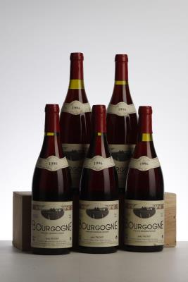 BOURGOGNE ROUGE 1996 - Jacky Truchot - 5 Bottles