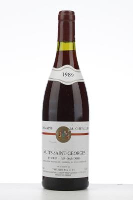 NUITS ST GEORGES LES DAMODES 1989 - M.Chevallier - 1 Bottle