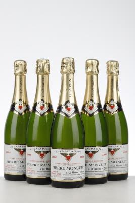 PIERRE MONCUIT CUVEE NICOLE MONCUIT GRAND CRU BRUT 1998 - Pierre Moncuit - 5 Bottles