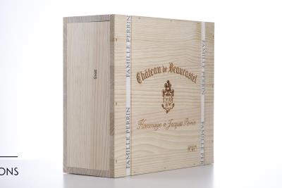 CHATEAUNEUF DU PAPE BEAUCASTEL HOMMAGE A JACQUES PERRIN 2015 - Beaucastel - 3 Bottles - Owc 3