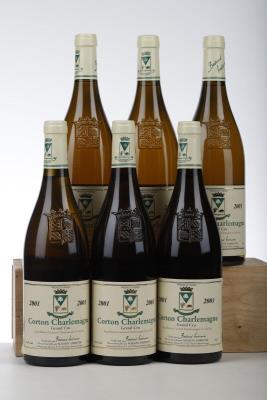 CORTON CHARLEMAGNE 2001 - Bertrand Ambroise  - 6 Bottles