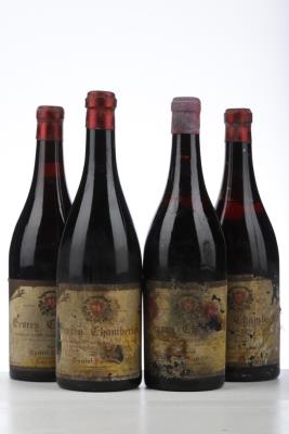 GEVREY CHAMBERTIN LAVAUT ST JACQUES 1959 - Daniel Sanders - 4 Bottles
