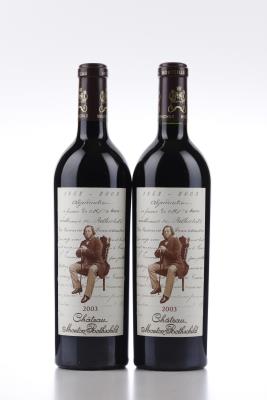 MOUTON ROTHSCHILD 2003 - Mc - 2 Bottles