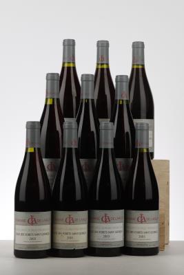 NUITS ST GEORGES CLOS DES FORETS ST GEORGES 2003 - Domaine de l'Arlot - 10 Bottles