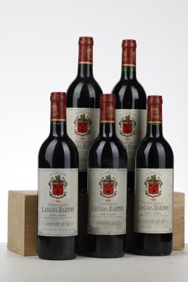 LANGOA BARTON 1990 - Mc - 5 Bottles