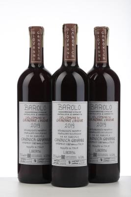 BAROLO DEL COMUNE GRINZANE CAVOUR 2019 - Canonica - 3 Bottles