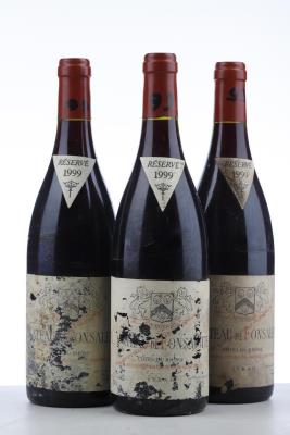 CHATEAU DE FONSALETTE SYRAH 1999 - Reynaud - 3 Bottles