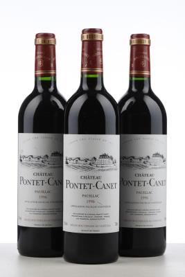 PONTET CANET 1996 - Mc - 3 Bottles