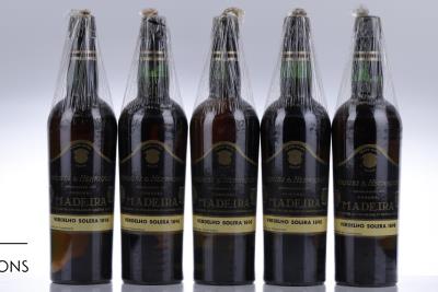 MADEIRA HENRIQUES VERDELHO SOLERA 1898 - Henriques & Henriques - Mise en bouteille par L'Importateur - 5 Bottles