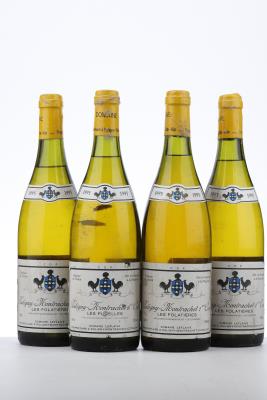 PULIGNY MONTRACHET LES FOLATIERES 1995 - Domaine Leflaive - 4 Bottles