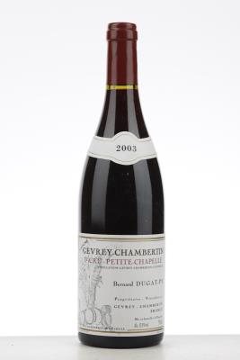 GEVREY CHAMBERTIN PETITE CHAPELLE VIEILLES VIGNES 2003 - Dugat Py - 1 Bottle