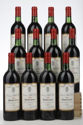 BEL AIR POMEROL 1982 - Mc - 12 Bottles