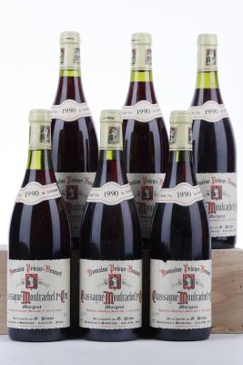 CHASSAGNE MONTRACHET MORGEOT 1990 - Prieur Brunet - 6 Bottles