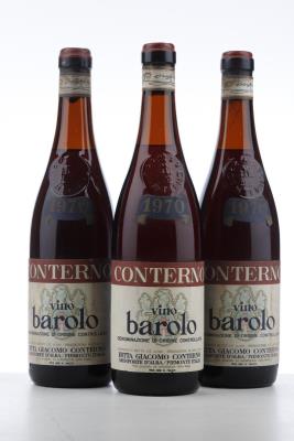 BAROLO 1970 - Giacomo Conterno - 3 Bottles