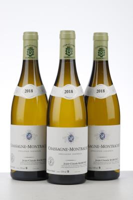 CHASSAGNE MONTRACHET BLANC 2018 - Jean Claude Ramonet - 3 Bottles