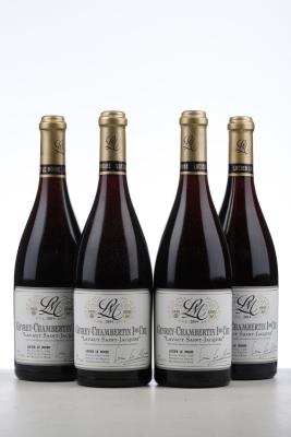 GEVREY CHAMBERTIN LAVAUX ST JACQUES 2014 - Lucien Le Moine - 4 Bottles